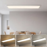 Lampada da Soffitto a 4 Luci ¨C zephmum ¨C Bianco 120x30x3,7 cm