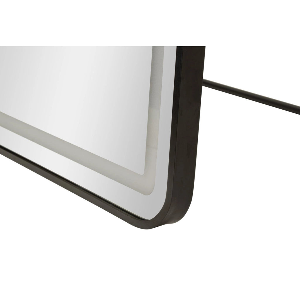 Specchio da terra rettangolare con illuminazione LED integrata