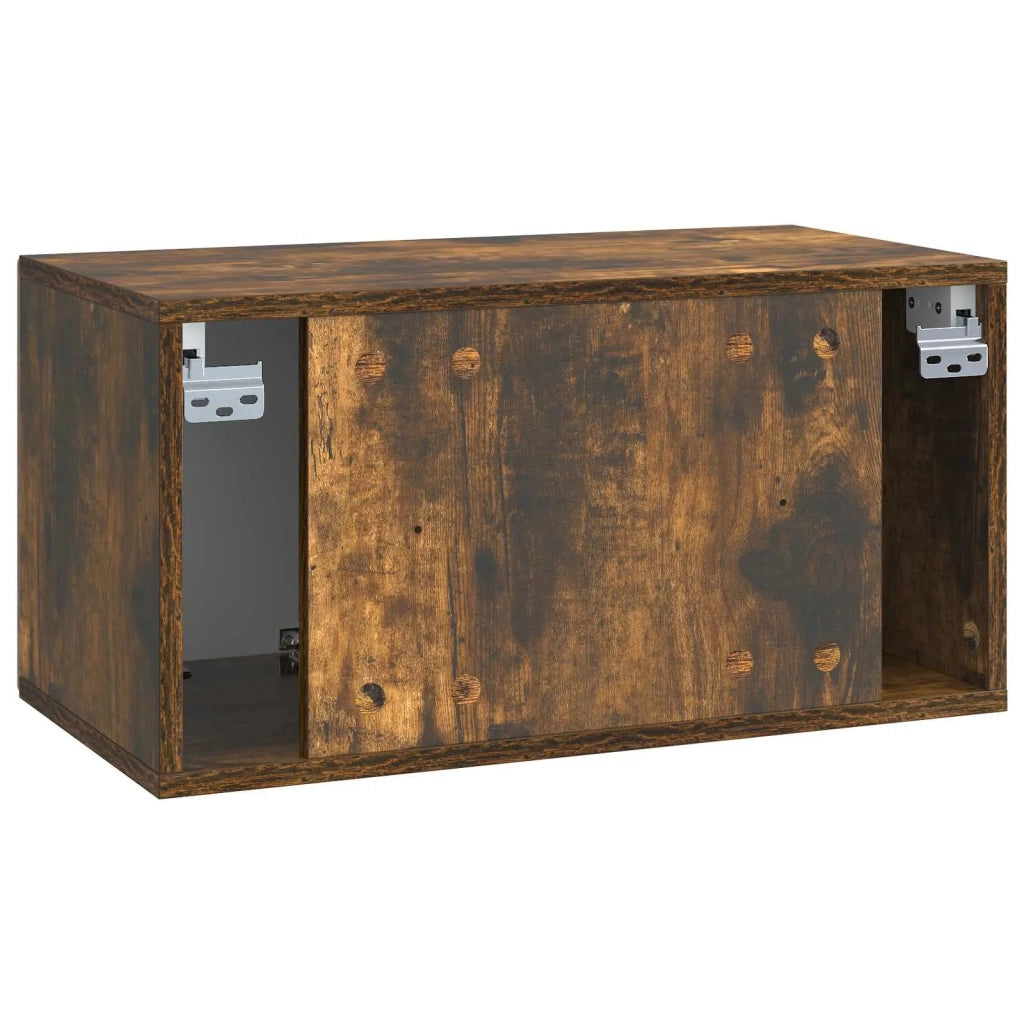 Mobile Porta TV da Muro Rovere Fumo 59,5 x 31 x 30 cm