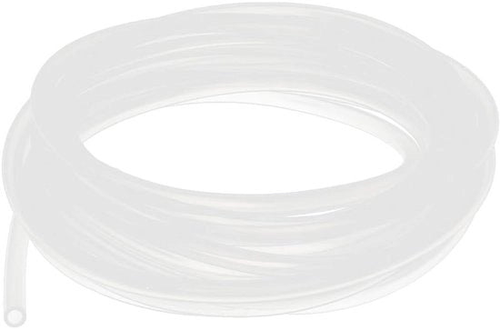 Slang di silicone 8 mm ID x 10 mm OD - Slang per trasferimento liquido - Flessibile e resistente all'urto - Resistente ai solventi - Leggero e trasparente - Per applicazioni di trasferimento fluidi.