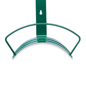 Portagomma da parete giardino giardinaggio pratico in metallo 32 cm verde 3413024