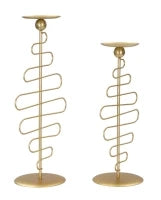 Portacandele Alid Coppia cm 25X16X51 - 20X16X43