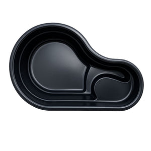 Laghetto da giardino fusine nero litri 150 dimensioni cm 113x74x h 45
