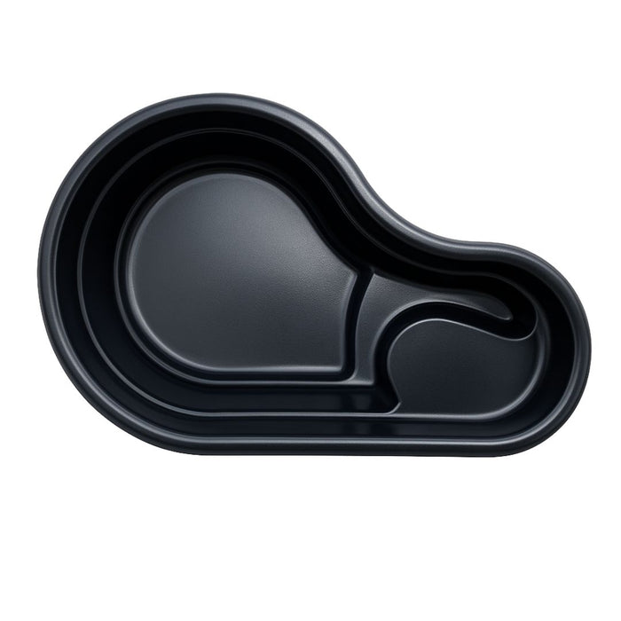Laghetto da giardino fusine nero litri 150 dimensioni cm 113x74x h 45