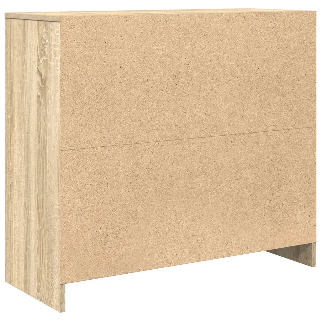 Credenza Rovere Sonoma 85x34x76 cm in Legno Multistrato 861627