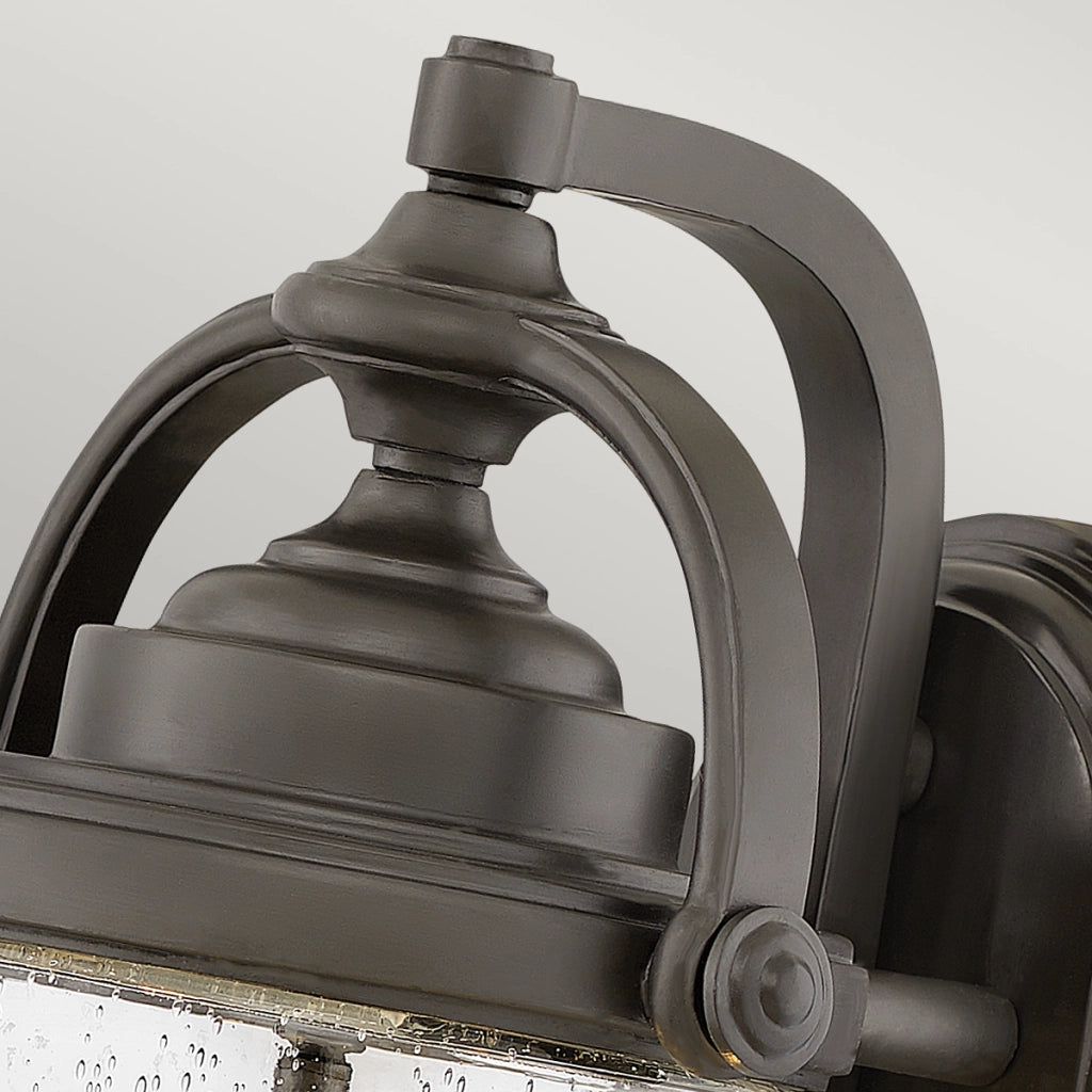 Applique esterna retrò bronzo E14 2x40W Willoughby Hinkley