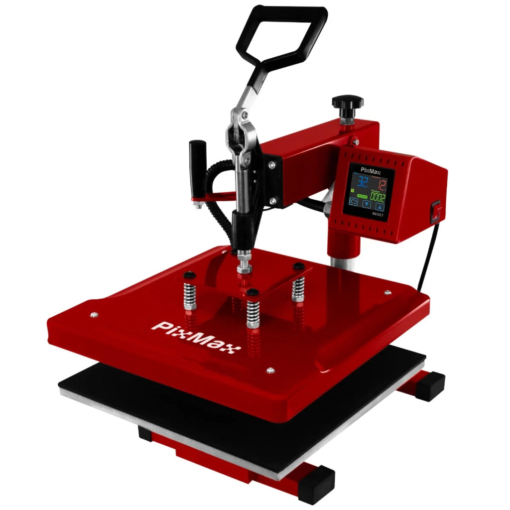 Macchina per stampa sublimatica 38x38cm con Piatto rotante per personalizzare t-shirt, borse, custodie per telefoni