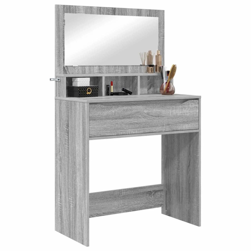 Tavoli da Trucco per Camera da Letto con cassetto Grigio Sonoma 888983