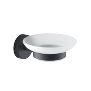 Portasapone da muro in acciaio inox e Cromall 2311 Gedy serie EROS Nero Matt