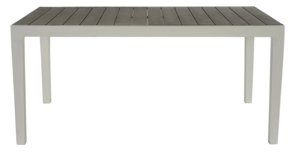 Tavolo da Giardino 160x90x74 cm Keter Harmony Bianco e Cappuccino