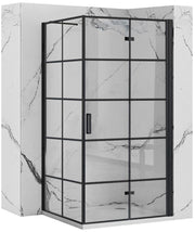 Cabina Doccia Rea Molier Black 90x80