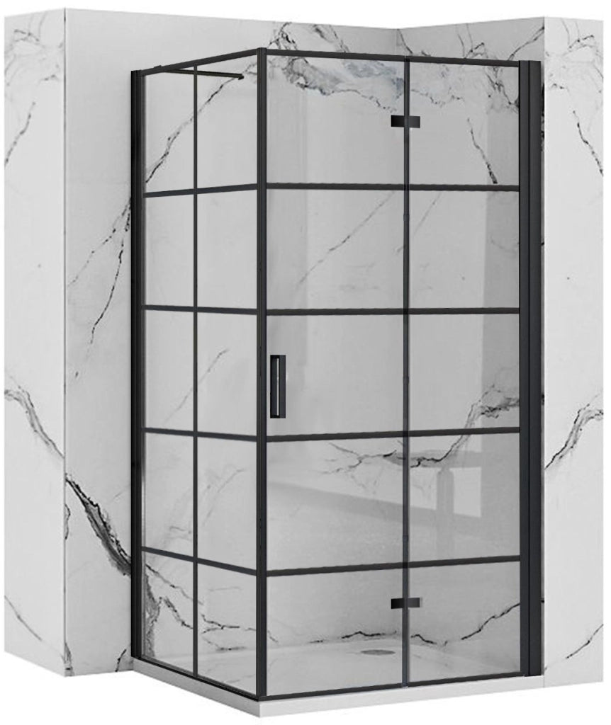 Cabina Doccia Rea Molier Black 90x80