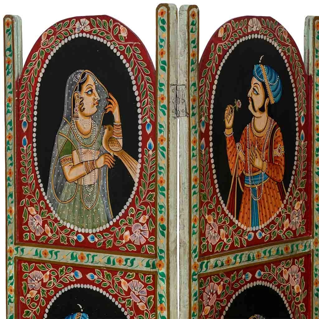 Separè in legno multicolore 47x10x183 cm