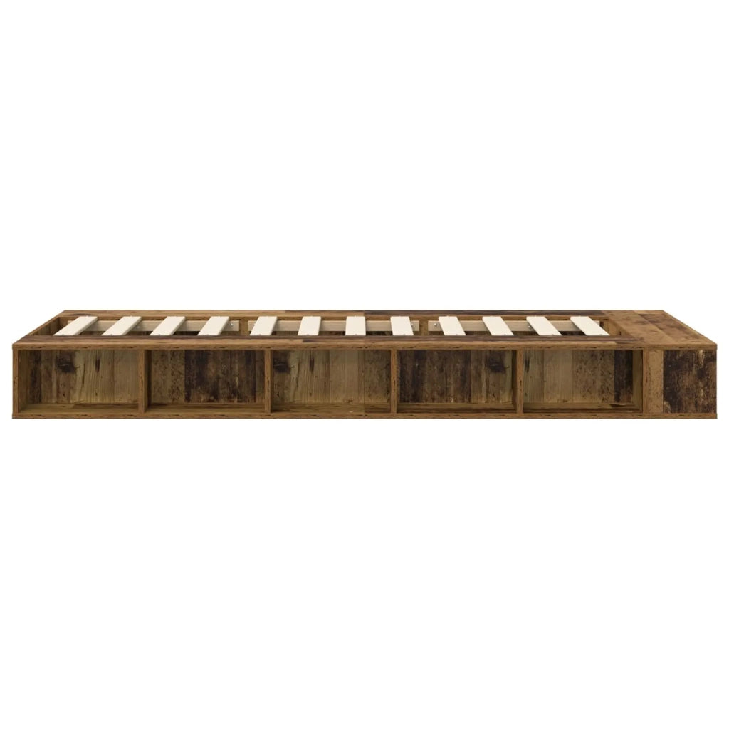 Telaio del letto con storage Legno antico 80 x 200 cm 3429552