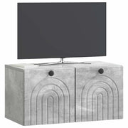 Mobile Porta TV da Muro Grigio Cemento 59,5 x 31 x 30 cm 898198