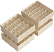 Set di 4 Organizzatori di Carico con 80 Cestelli - Cassa Organizzatrice Ripiegabile