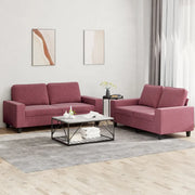 Set di Divani 2 pz Rosso Vino in Tessutocod mxl 83663