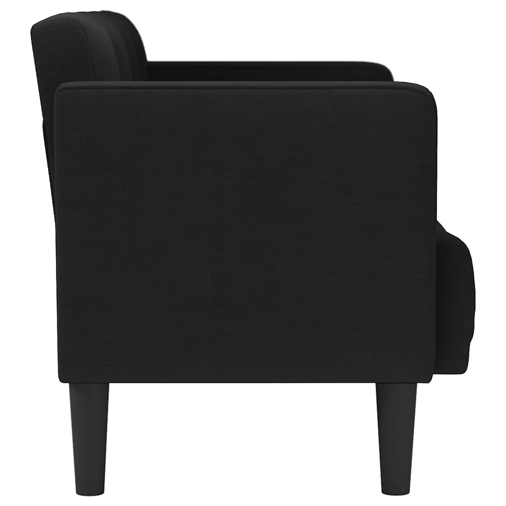 Divano Divanetto Nero 111 cm in Tessuto 4100562