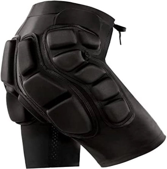 Gonna protettiva imbottita corta, abbigliamento sportivo con resistenza al colpo, attrezzatura protettiva outdoor per snowboard, pattinaggio, sci, skateboard, unisex, protezione 3D per bacino, glutei e schiena