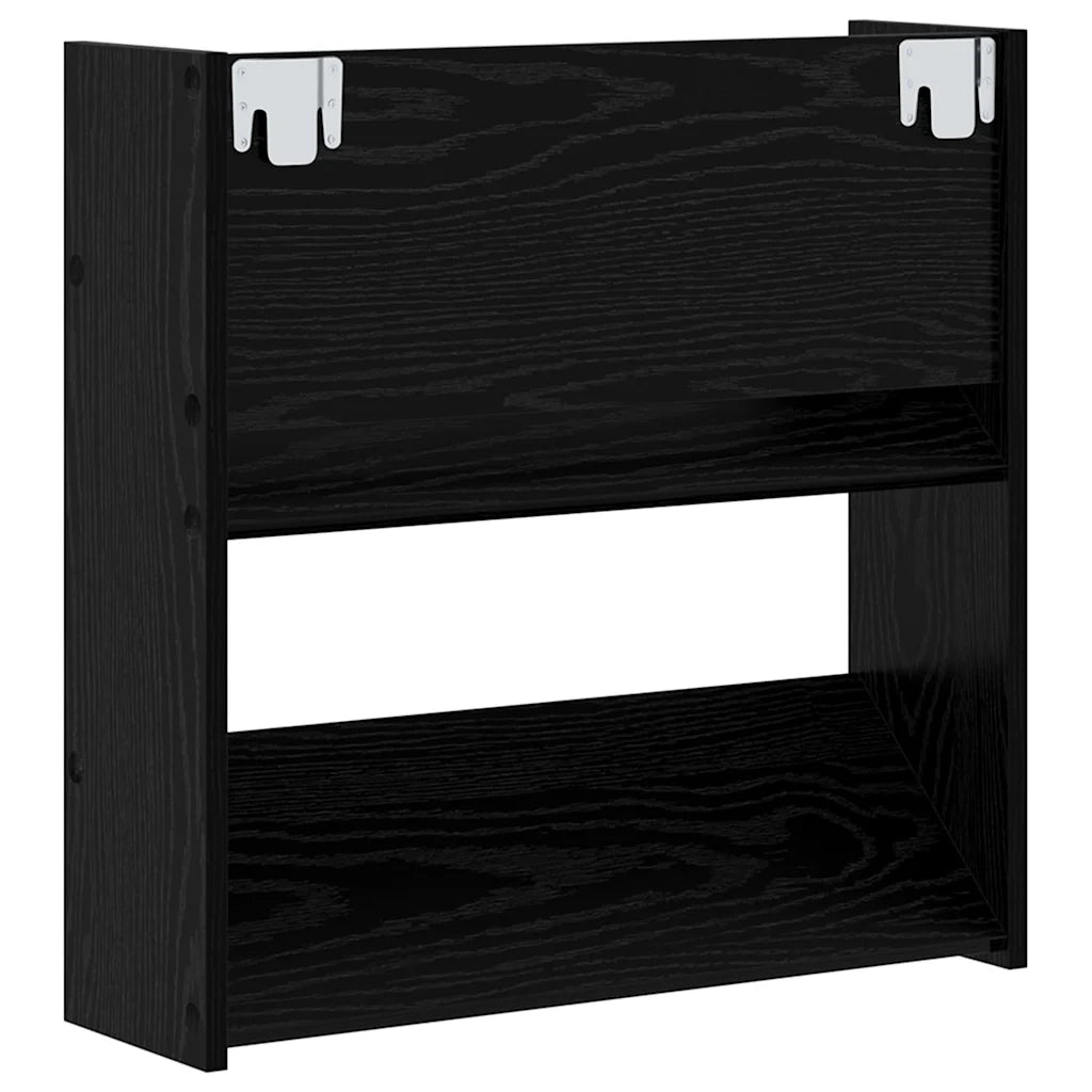 Mobile per scarpe 2 pcs Rovere Nero 60 x 18 x 60 cm 875145