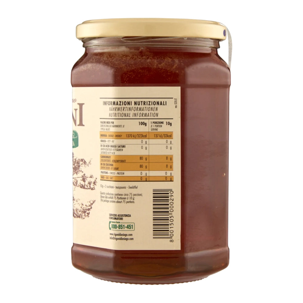 Rigoni di asiago miele italiano formato famiglia vasetto da 750 grammi