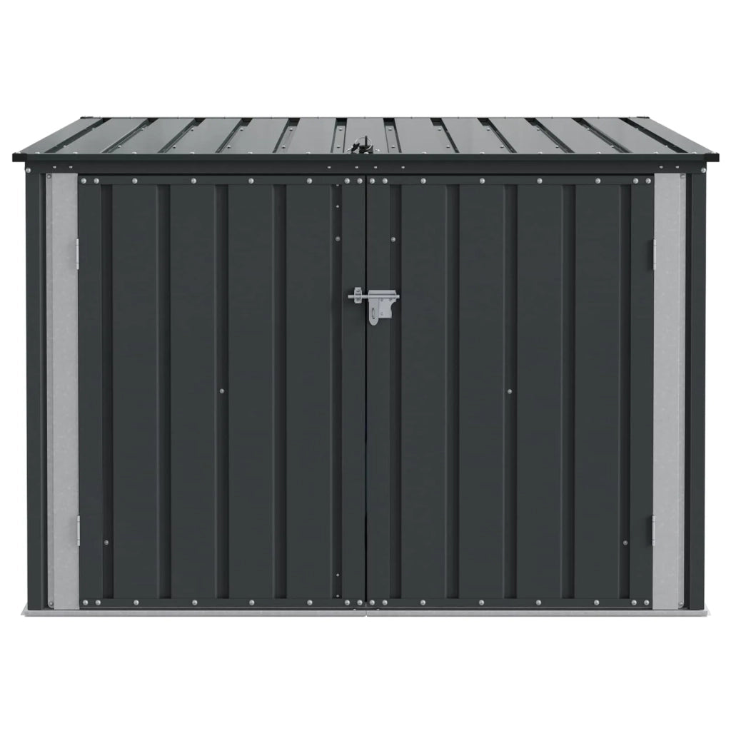 Scatola di Stoccaggio per Giardino Nero 151,5 x 107 x 100 cm