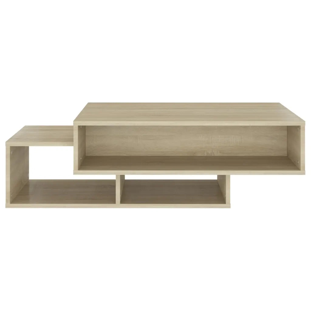 Tavolino da Salotto-Tavolino da soggiorno Rovere Sonoma 105x55x32 cm in Truciolato