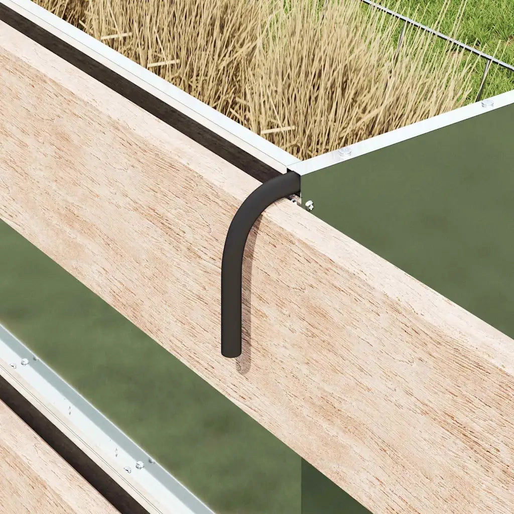 Nutriente per Fieno Argento 71 x 33 x 70 cm Acciaio zincato CFW1180464
