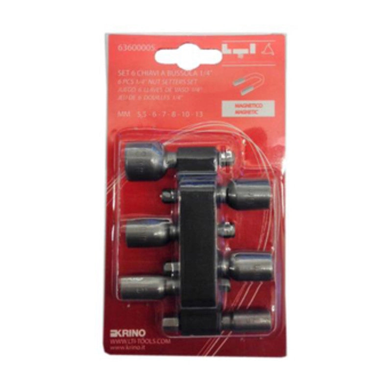 LTI SET 6 INSERTI A BUSSOLA MAGNETICI