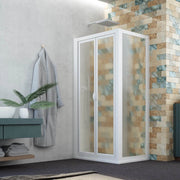 Box doccia saloon 80x80 AP. 80 CM H 185 in Acrilico mod. Delta Duo