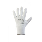 Guanti da lavoro g/light supporto nylon bianco e nitrile grigio, taglie disponibili  10