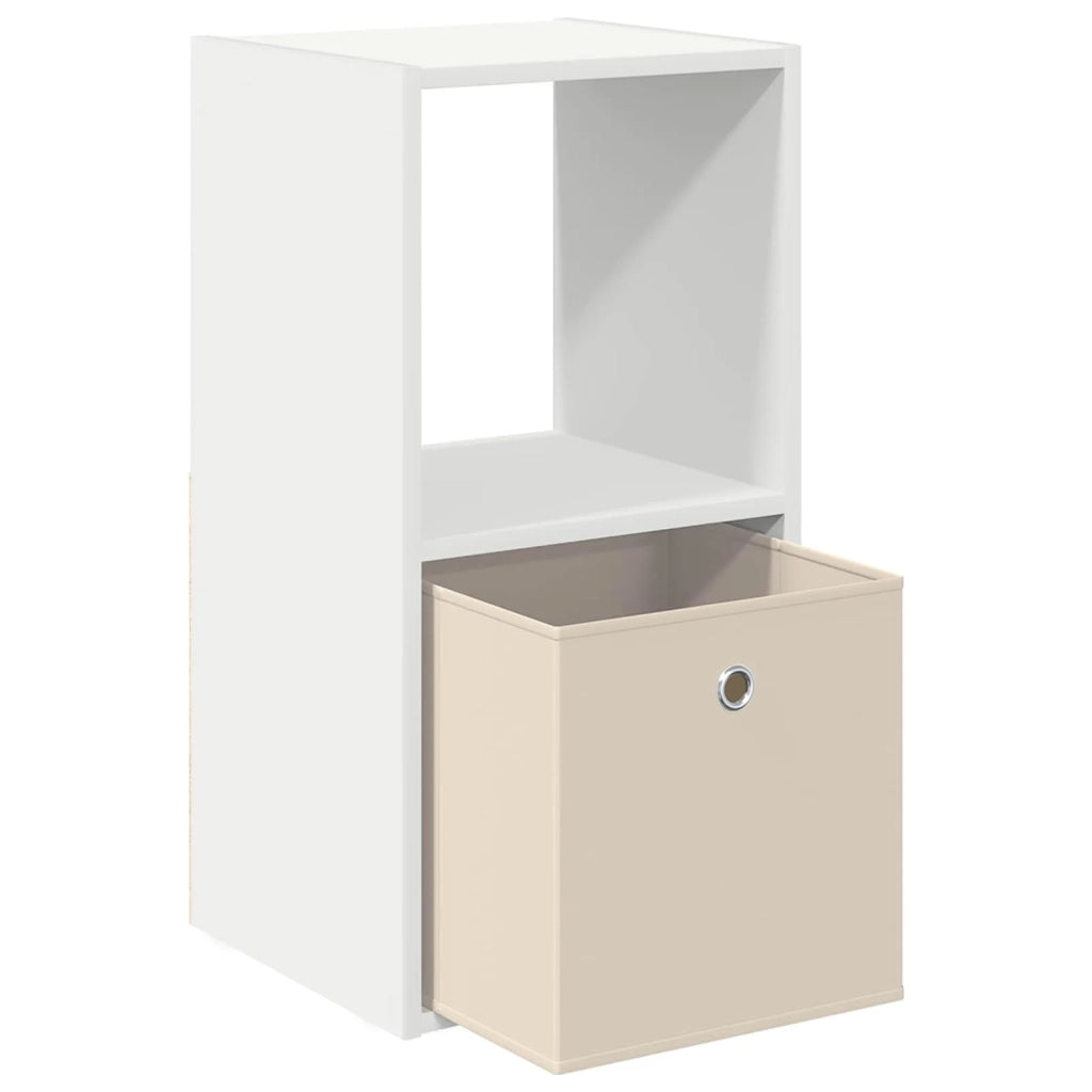Comodino 2 pcs Bianco 35 x 32 x 68,5 cm Legno multistrato 8000629
