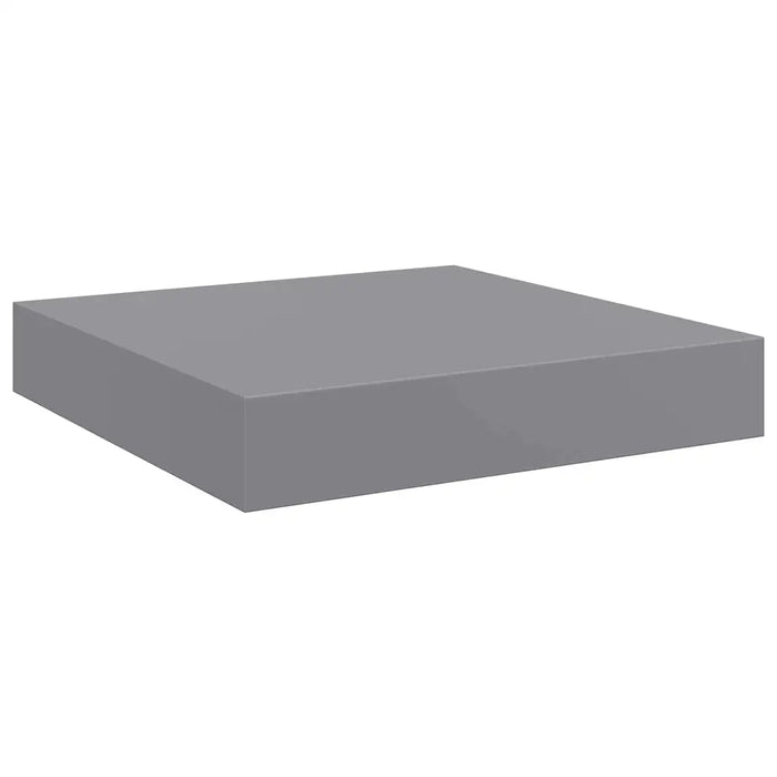 Mensole a Muro 4 pz Grigie 23x23,5x3,8 cm in MDF cod mxl 32883