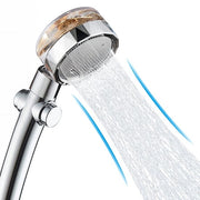 Douchekop 360° Rotativo con Alta Pressione, Douchekop con Propulsore a Alta Pressione, Douchekop con Ventilatore e Interruttore di Pausa, Modello: YUTOU, Codice del prodotto: [inserire codice del prodotto], Numero di modello: [inserire numero di modello]