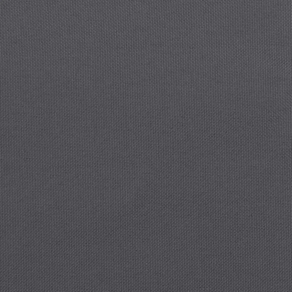Cuscini per Sedia 4 pz Antracite 40x40x3 cm in Tessuto Oxford 47588