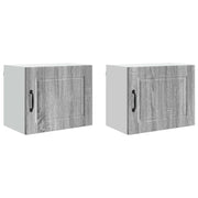 Pensile da cucina | Armadietto a muro PORTO 2 pz Grigio Sonoma 50 x 31 x 40 cm