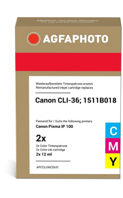 ORIGINAL Agfa Photo Multipack differenti colori APCCLI36CDUO
