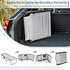 Lettino Prendisole da Giardino, Sedia a Sdraio Pieghevole con Schienale Regolabile, Cuscino Staccabile, Tasca, Portata 200 kg, 168-188 x 69 x 41-86 cm (Grigio)