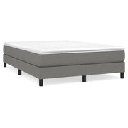 Letto matrimoniale | Letto per adulti | Struttura Letto a Rete a Molle Grigio Scuro 140x200 cm Tessuto