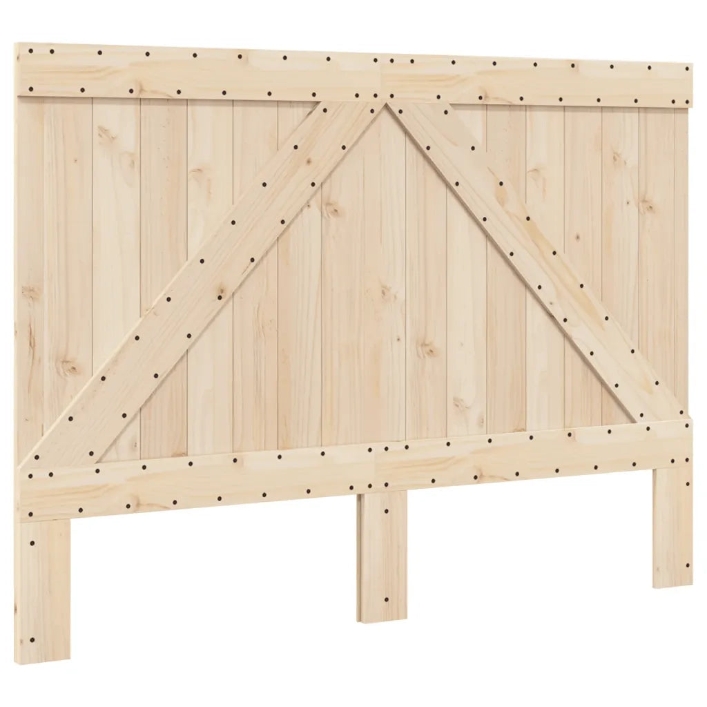 Giroletto con Testiera 140x200 cm in Legno Massello di Pino