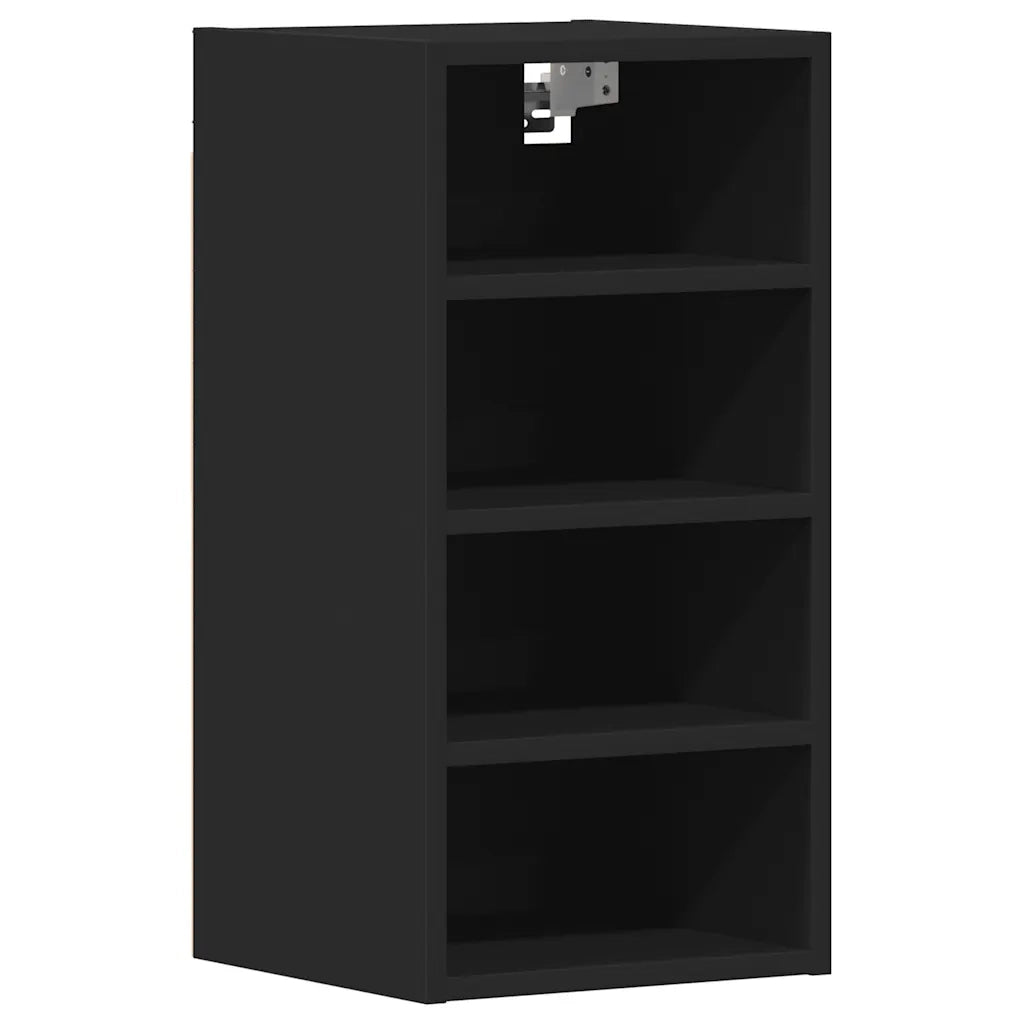 Mobile Pensile Â“RigaÂ” Nero 30x29,5x60 cm in Legno Multistrato