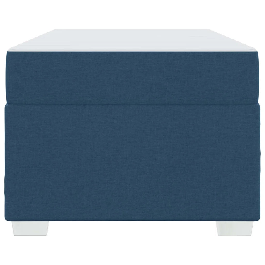 Struttura del letto con materasso Blu 100 x 200 cm Tessuto 3399172