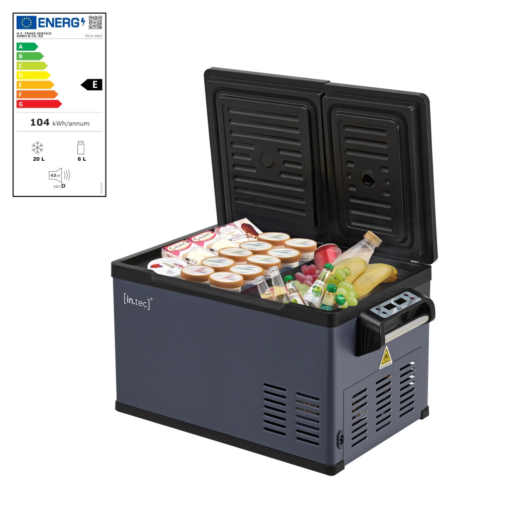Frigorifero Portatile Elettrico Alberona per Auto Casa Capacità 26 L in.tec
