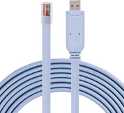 Cavo USB 2.0 maschio a RJ45 maschio 18 m CAT5 cavo console seriale piatto per desktops-laptop-router-switch con contenuto HTML.