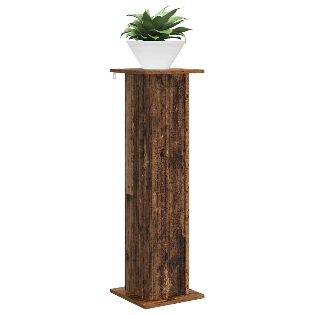 Supporto per piante 2 pcs Legno antico 30,5 x 30 x 100,5 cm 899759