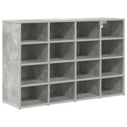 Scarpiera | Mobile per scarpe Grigio cemento 103 x 30 x 67 cm