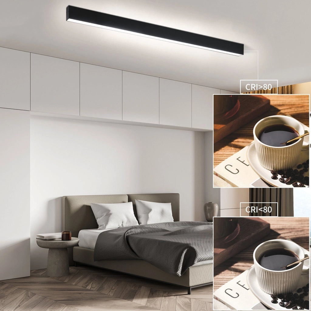 ZMH Lampada da soffitto moderna dimmerabile telecomando per soggiorno scrivania