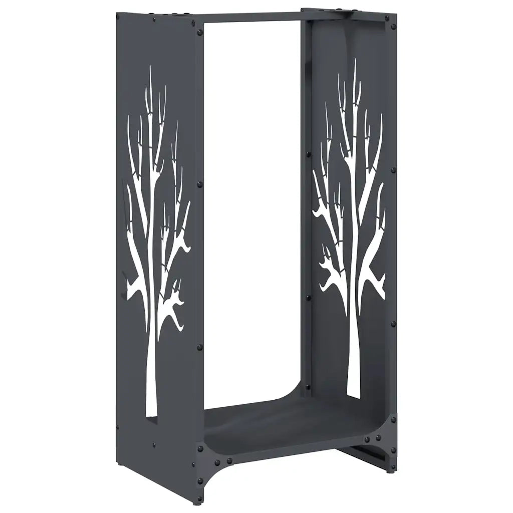 Rastrelliera per Legna da Ardere Antracite 40x30x80 cm CFW4114891