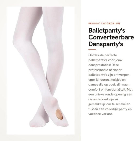 Pantaloncini da Ballo Professionali - Convertibili - Senza Cintura - Respiranti - Leggeri - Disponibili in 3 Taglie