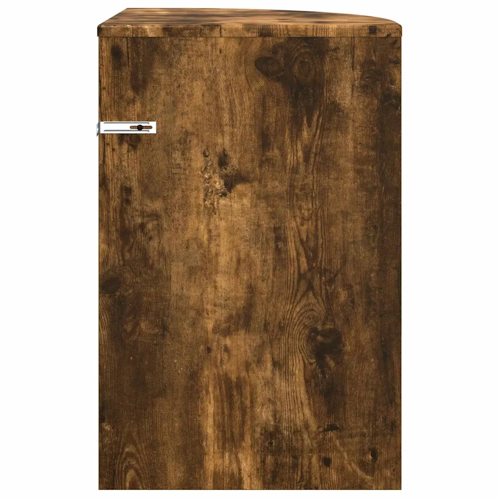 Tavolino | Tavolo laterale Rovere fum¨¦ 39,7 x 39,7 x 60 cm Legno multistrato